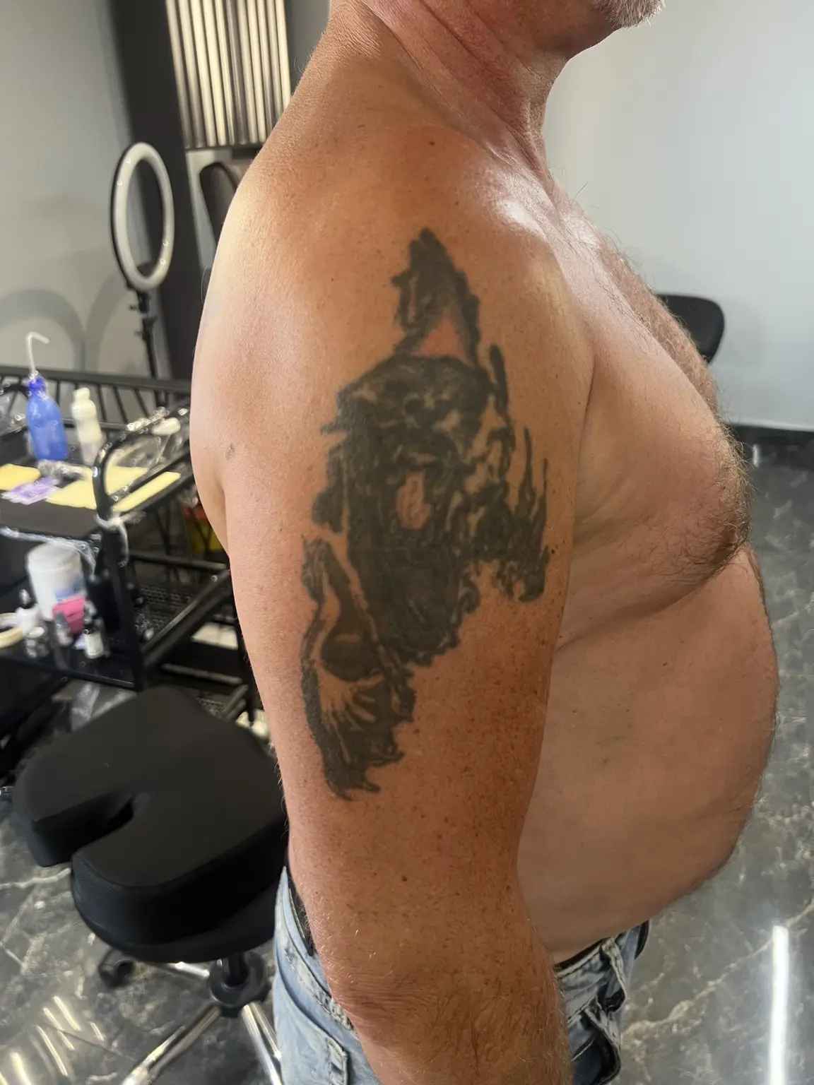 INKZ · Mevcut dövme — yenileme öncesi